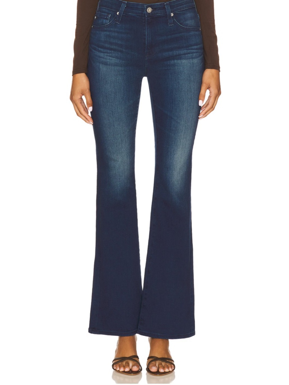 AG Adriano Goldschmied Boot Cut Dark Blue Denim Size 27